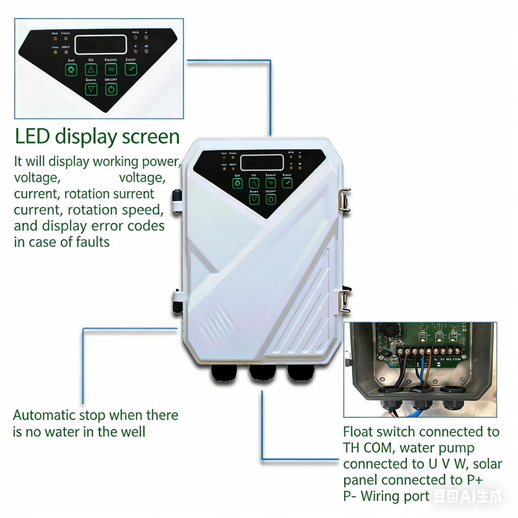 DC Screw Solar Water Pump Structure Image
