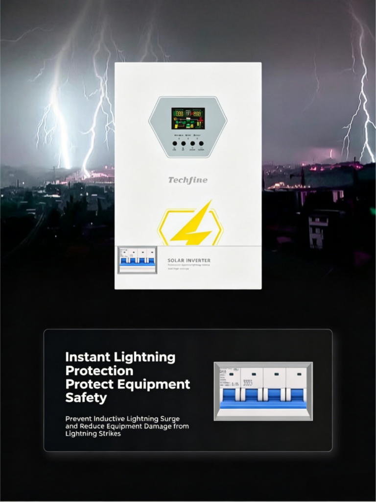 Lightning Protection Hybrid Solar Inverter Key Feature Image 1