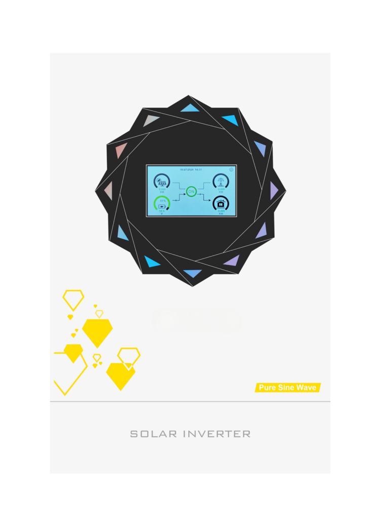 Touch Screen Hybrid Solar Inverter Product Detail Image