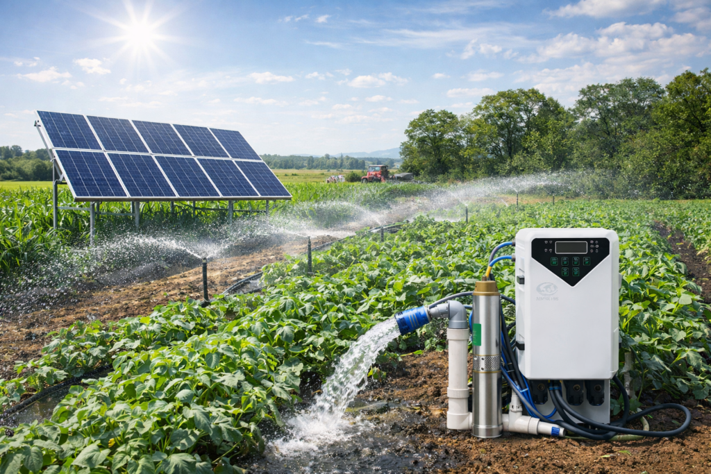 AC/DC Hybrid Solar Water Pump Application 