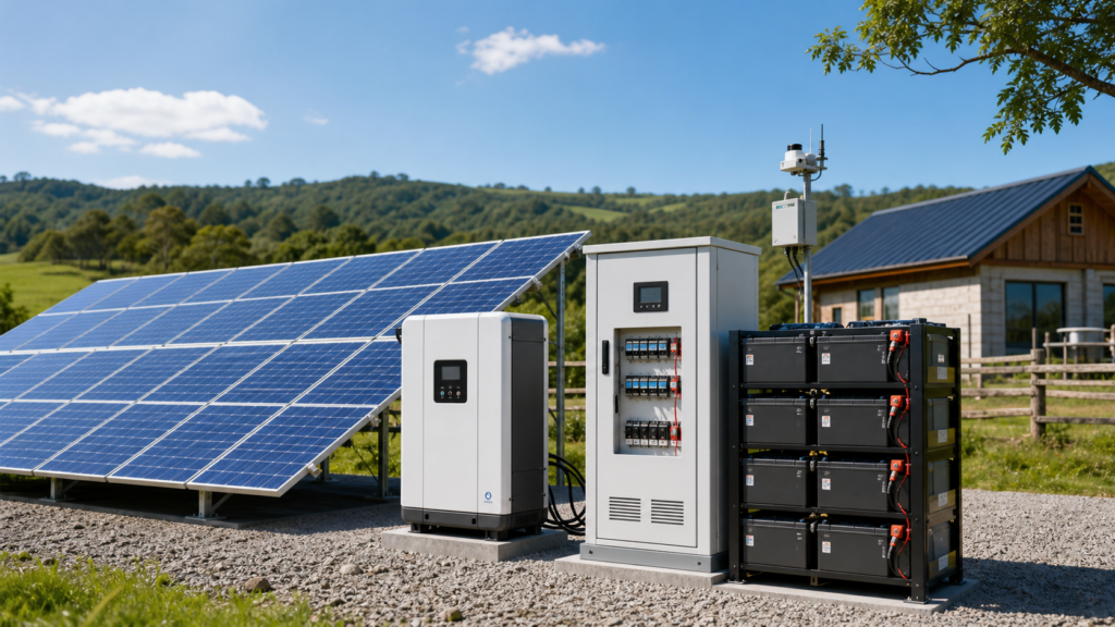 Off Grid Solar System Components for Remote Power