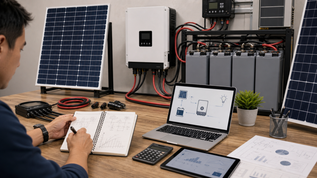 Solar Panel Wattage and Battery Capacity Matchi...