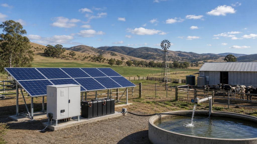 Solar Power System for Remote Farms